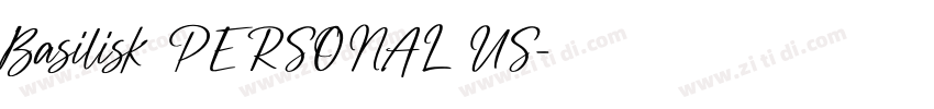Basilisk PERSONAL US字体转换 Basilisk PERSONAL US字体转换
